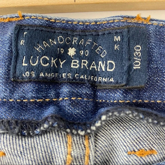 Lucky Brand Women's 10/30 Sweet Jean Crop Jeans Medium Wash - Picture 6 of 9